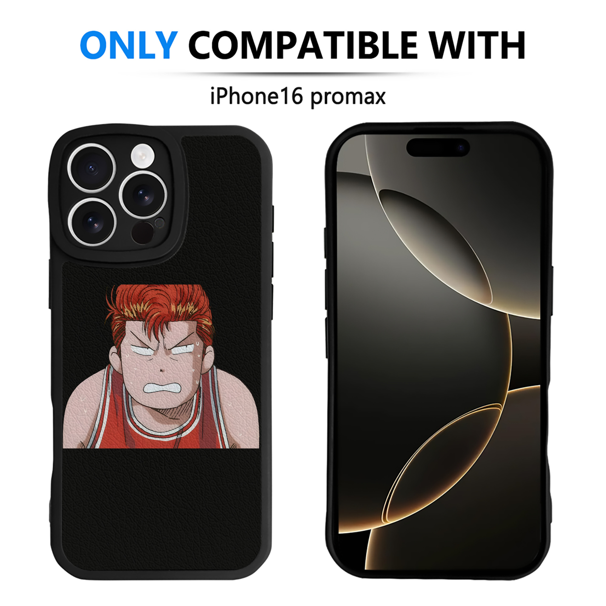（画像用） SLAM DUNK／スラムダンク 【iPhone 16シリーズ対応】シリコンスマホケース（レザー調） 材質：シリコン